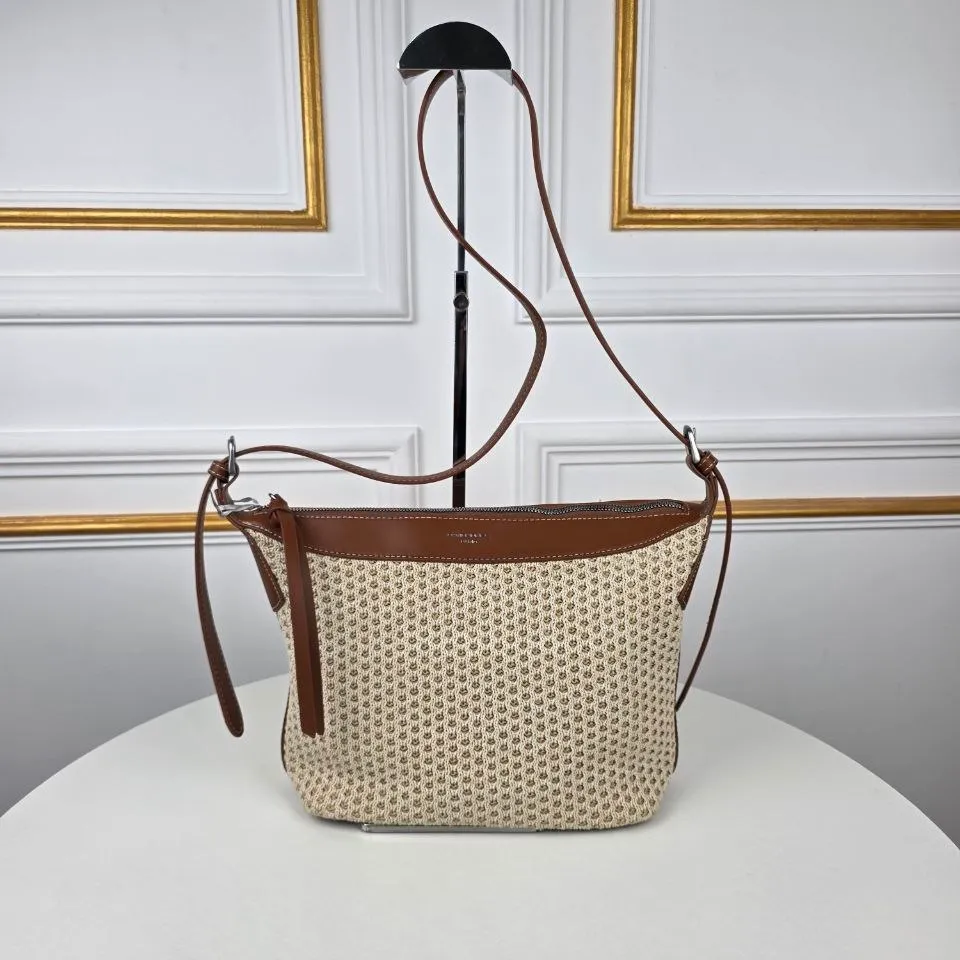 David Jones Paris – həsir toxumalı rahat çanta